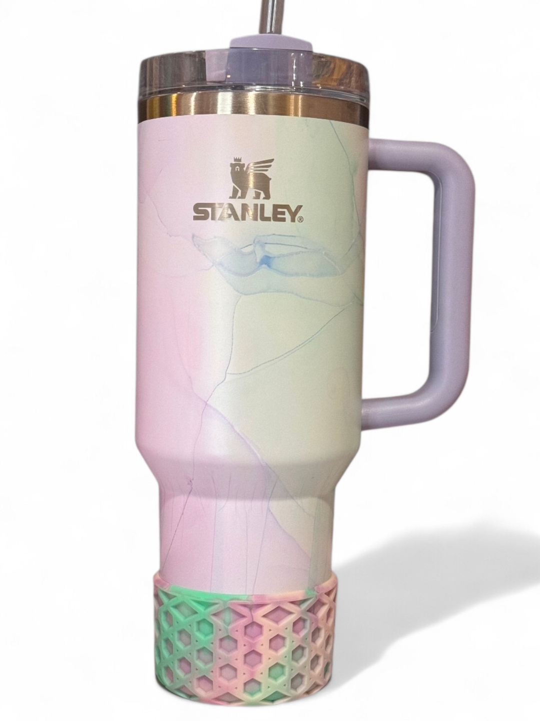 Watercolor Waffle Silicone Tumbler Boot | Fits 20-40oz Tumblers 