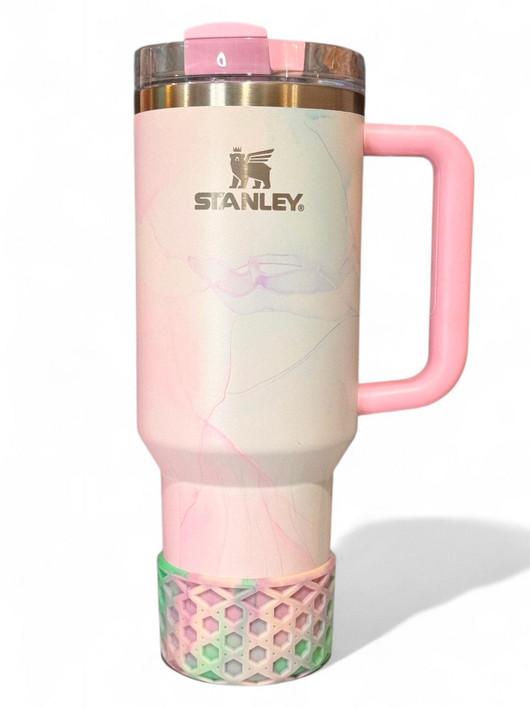 Watercolor Waffle Silicone Tumbler Boot | Fits 20-40oz Tumblers 