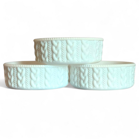 White Shorty Macrame Tumbler Boot