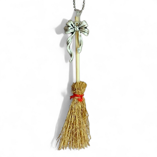 Witch’s Broom Charm - Tumbler Handle Charm