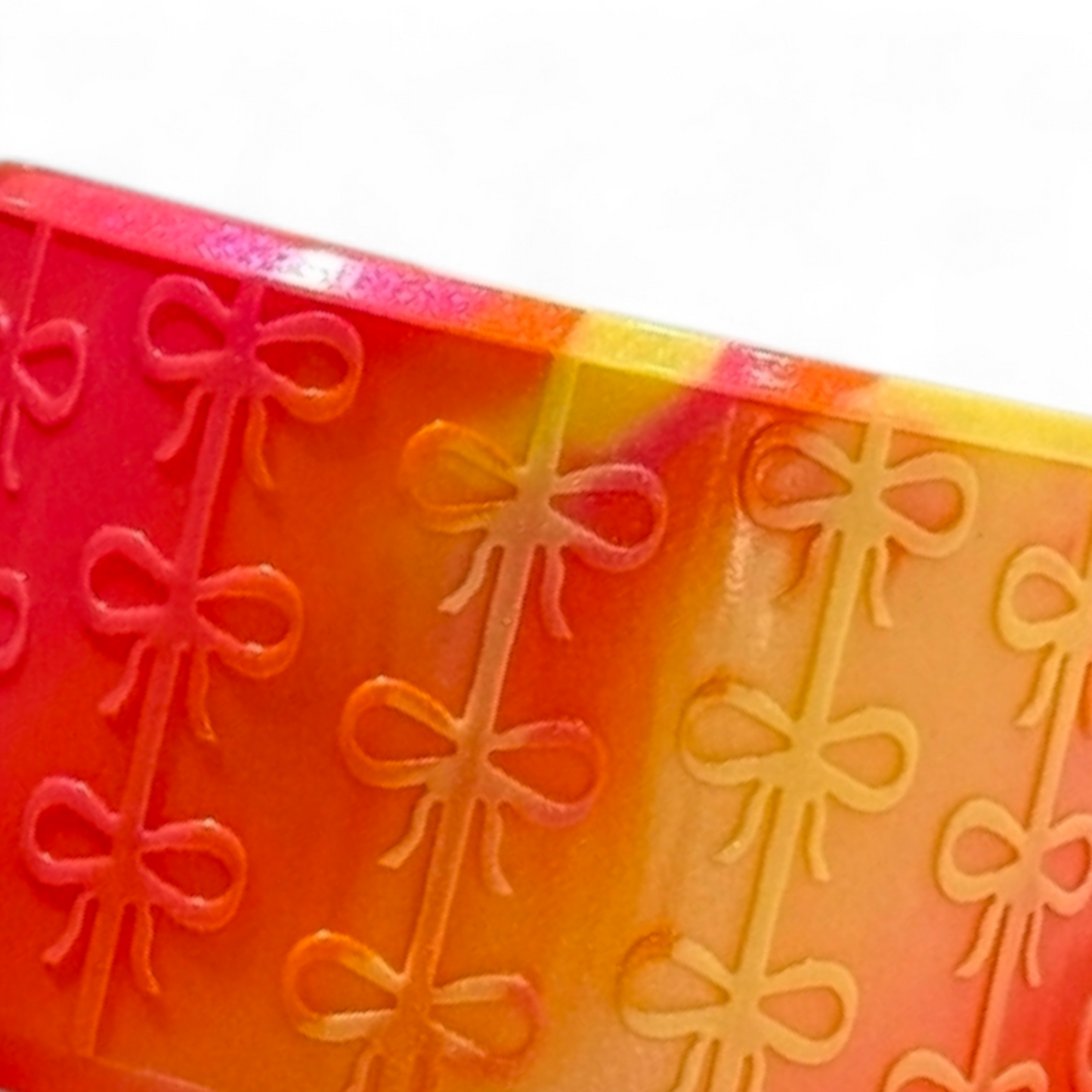Tropical Shimmer Coquette Bows Silicone Tumbler Boot | Cup Sleeve